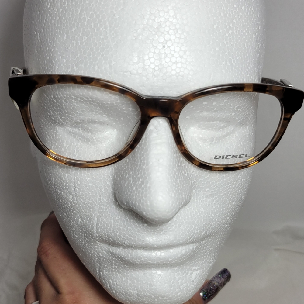 Diesel DL 5112 Brown Round Plastic Eyeglasses Frame 52-16-145 NWT - Picture 5 of 14
